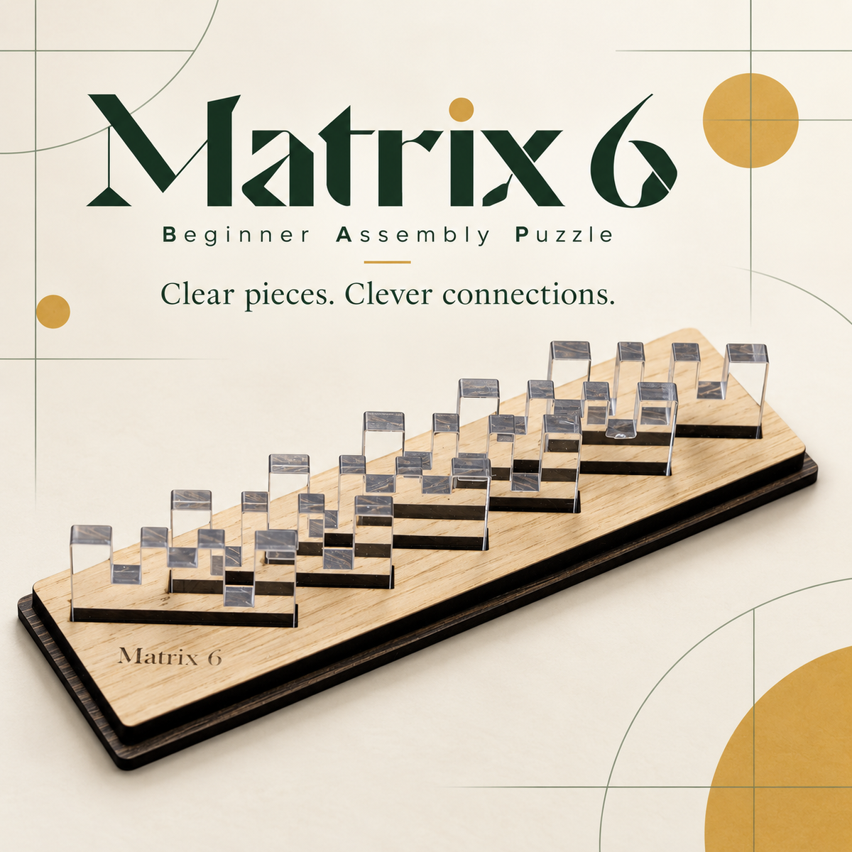 Matrix 6 – Beginner Assembly Puzzle by Siebenstein-Spiele