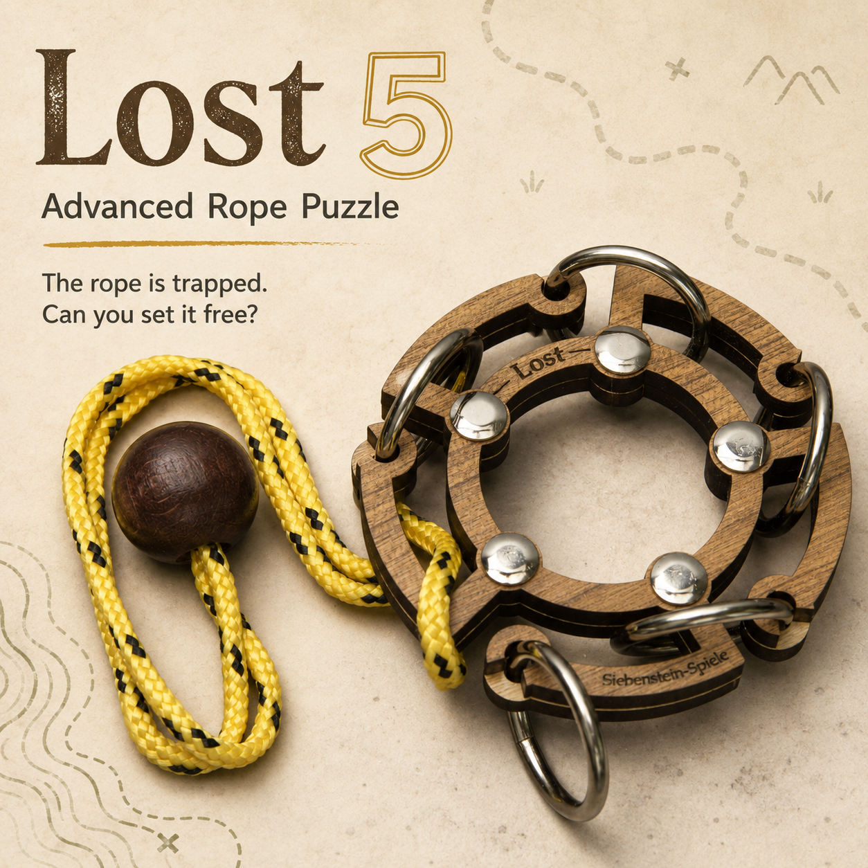 Lost 5 – Advanced Rope Puzzle by Siebenstein-Spiele