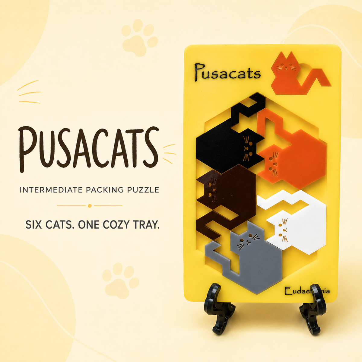 Pusacats – Intermediate Packing Puzzle by Rex Rossano Perez