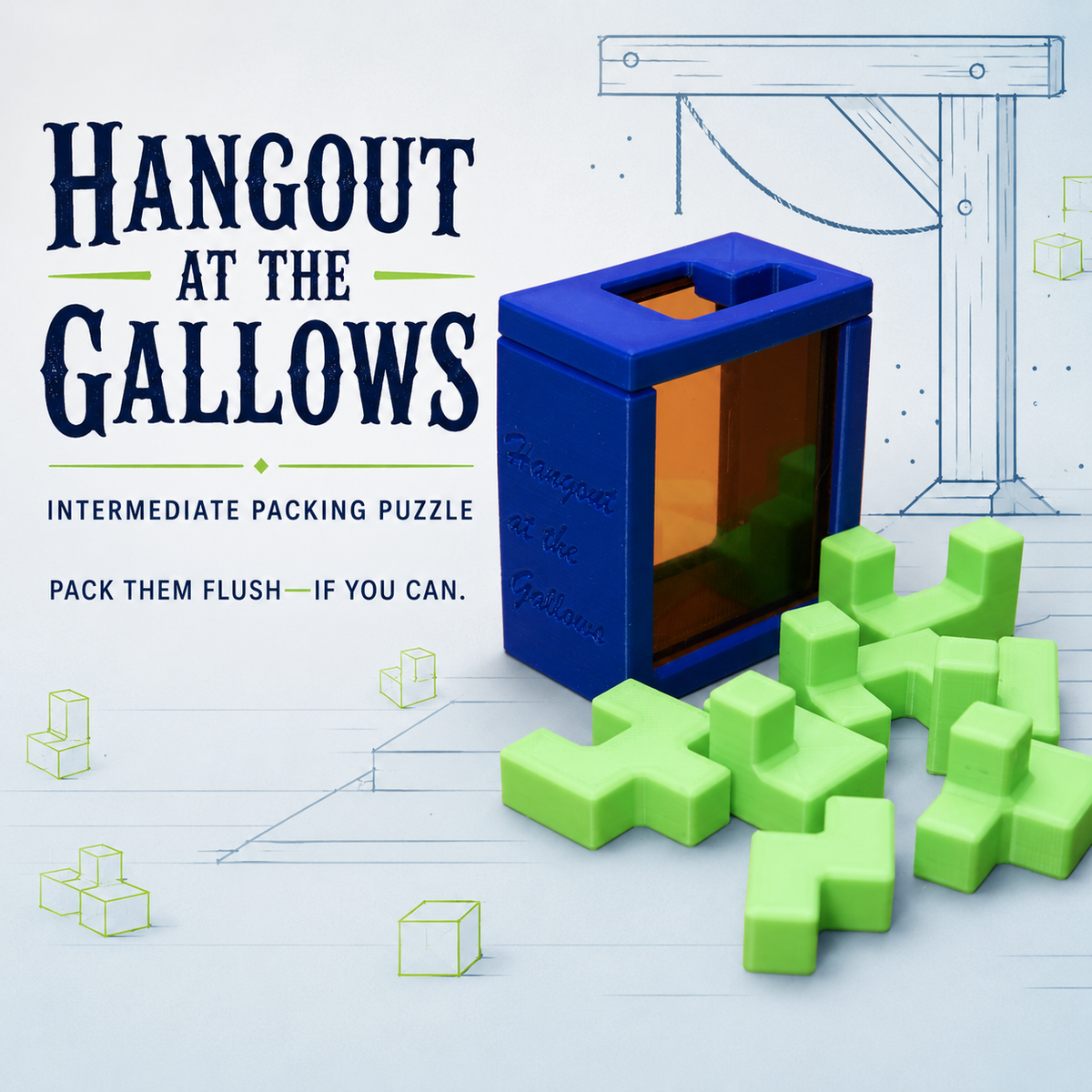 Hangout at the Gallows – Intermediate Packing Puzzle by Rex Rossano Perez