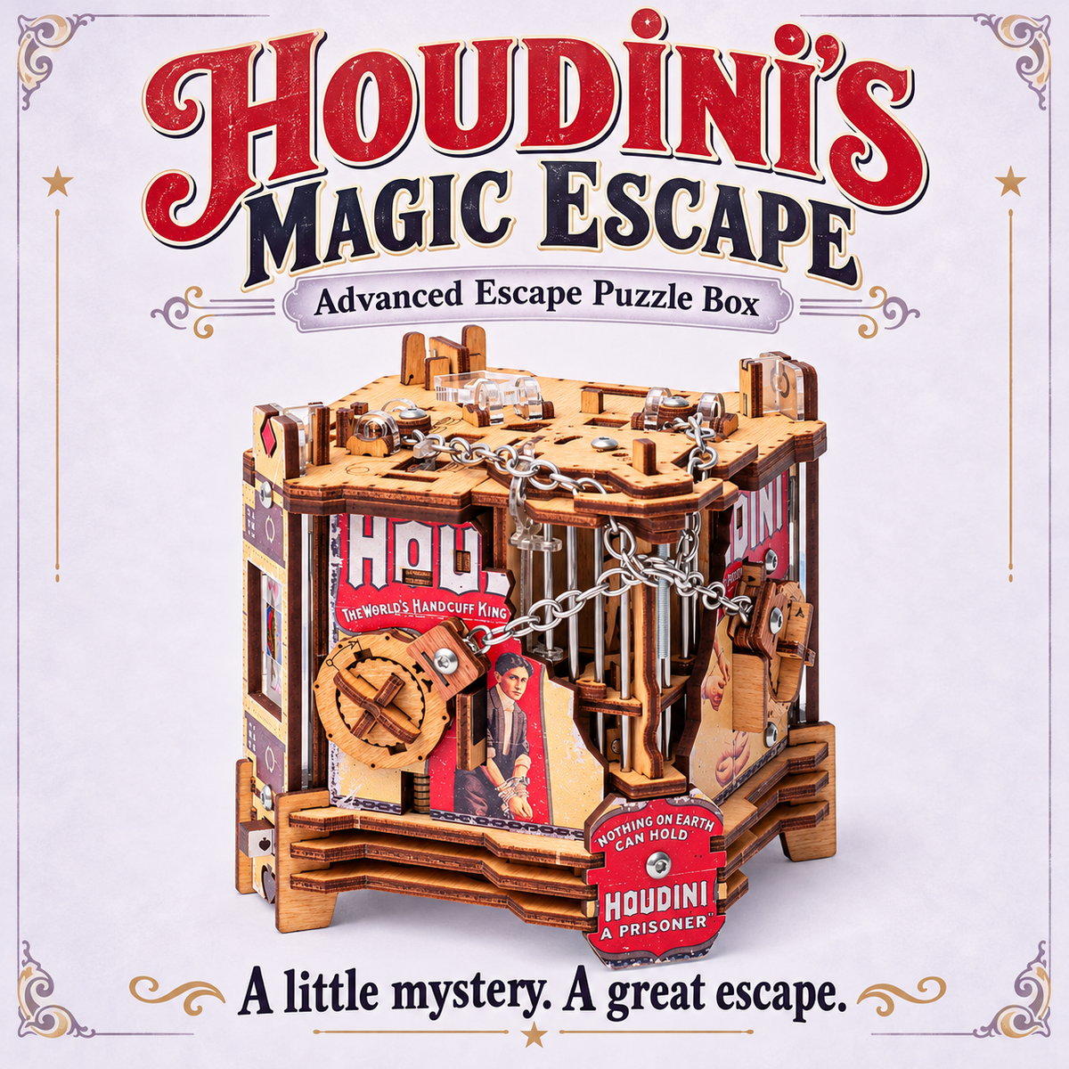 Cluebox Houdini's Magic Escape - Advanced Escape Puzzle Box by iDventure
