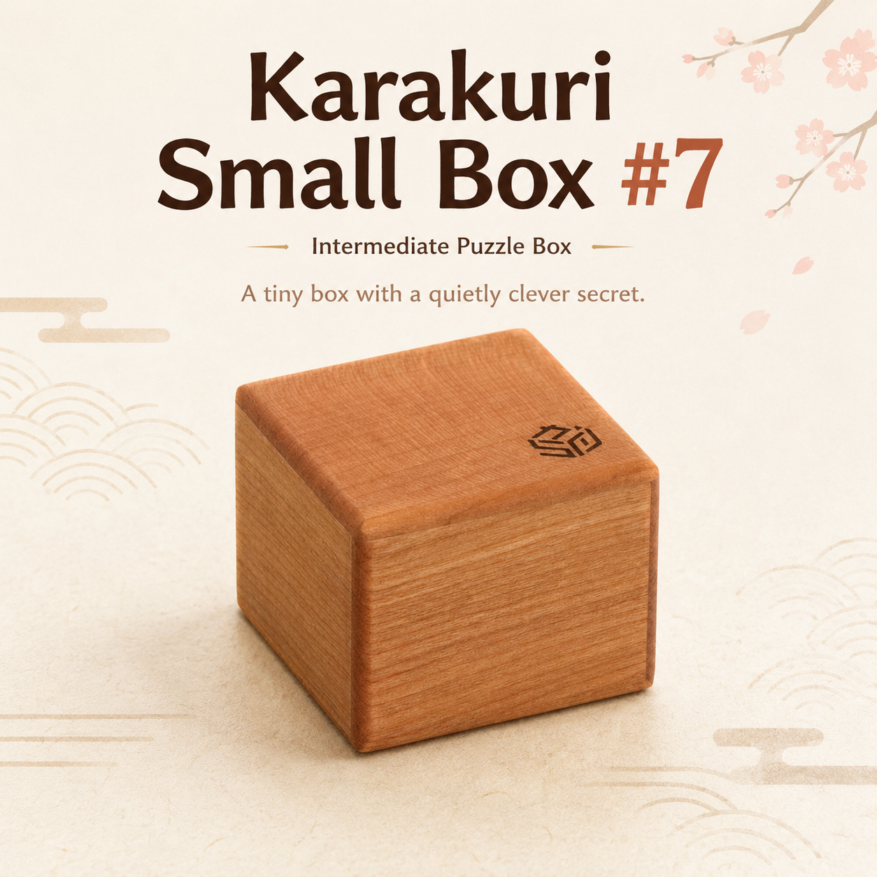 Karakuri Small Box #7 – Intermediate Puzzle Box by Karakuri Creation Group
