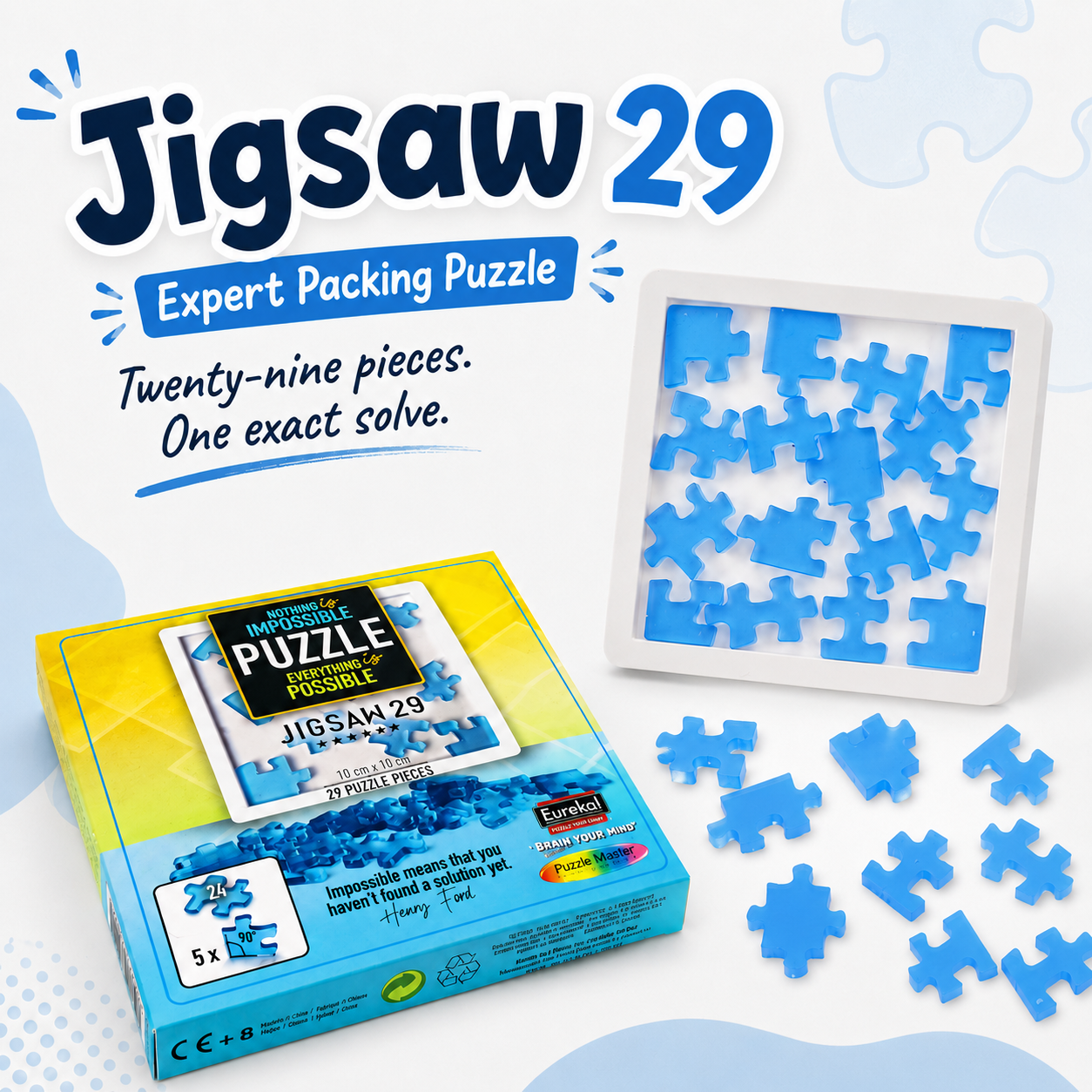 Jigsaw 29 (Hanayama Version) – Expert Packing Puzzle by Hanayama