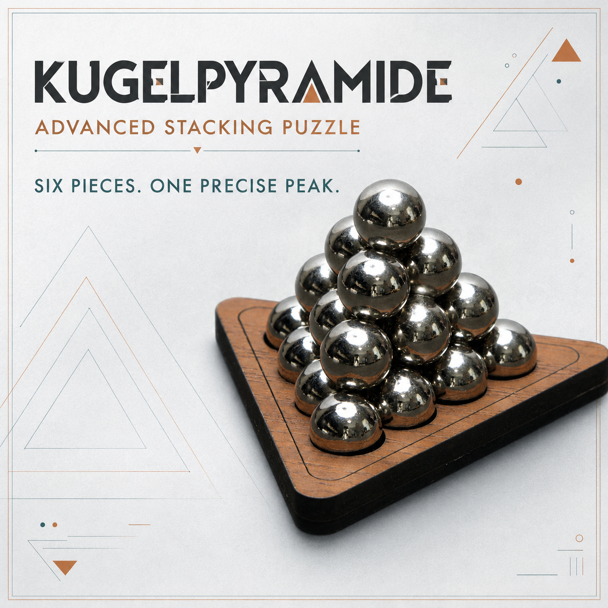 Kugelpyramide – Advanced Stacking Puzzle by Siebenstein-Spiele
