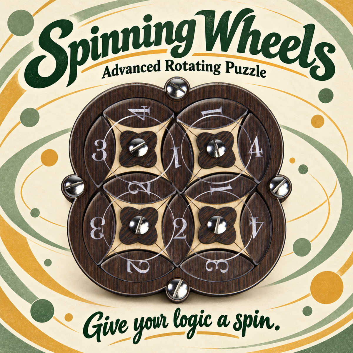 Spinning Wheels – Advanced Rotating Puzzle by Siebenstein-Spiele