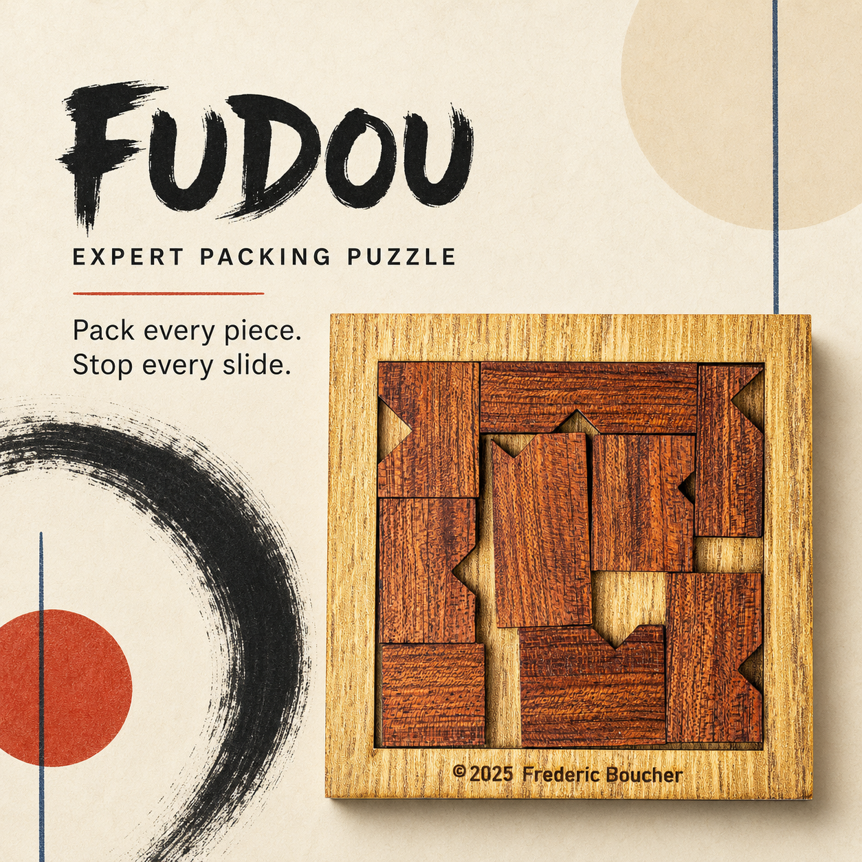 Fudou – Expert Packing Puzzle by Pelikan Puzzles