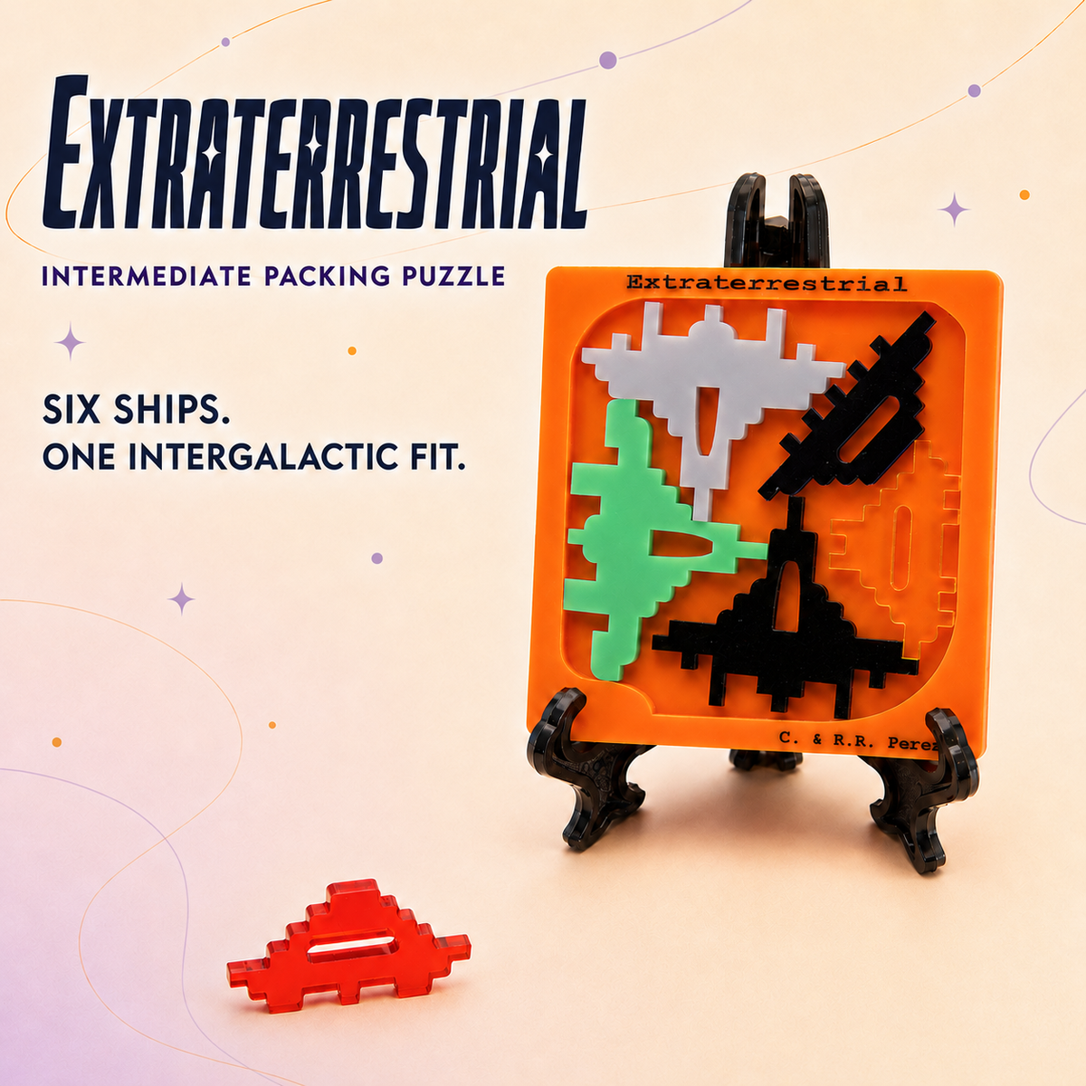 Extraterrestrial – Intermediate Packing Puzzle by Rex Rossano Perez