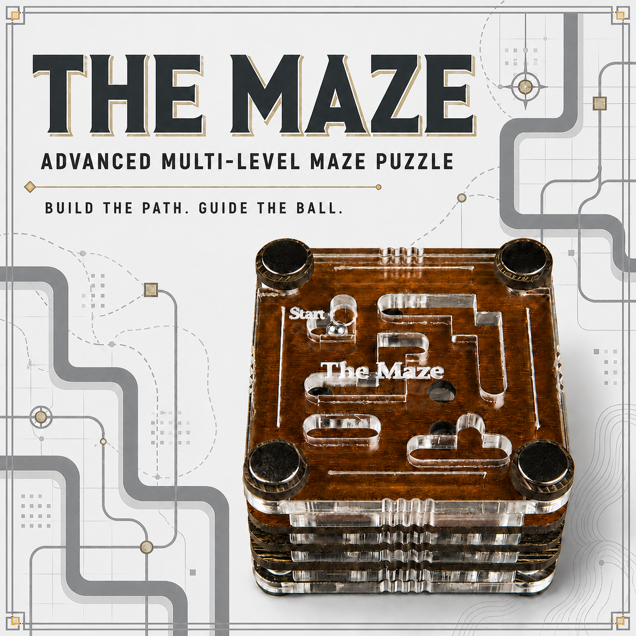 The Maze – Advanced Maze Puzzle by Siebenstein-Spiele