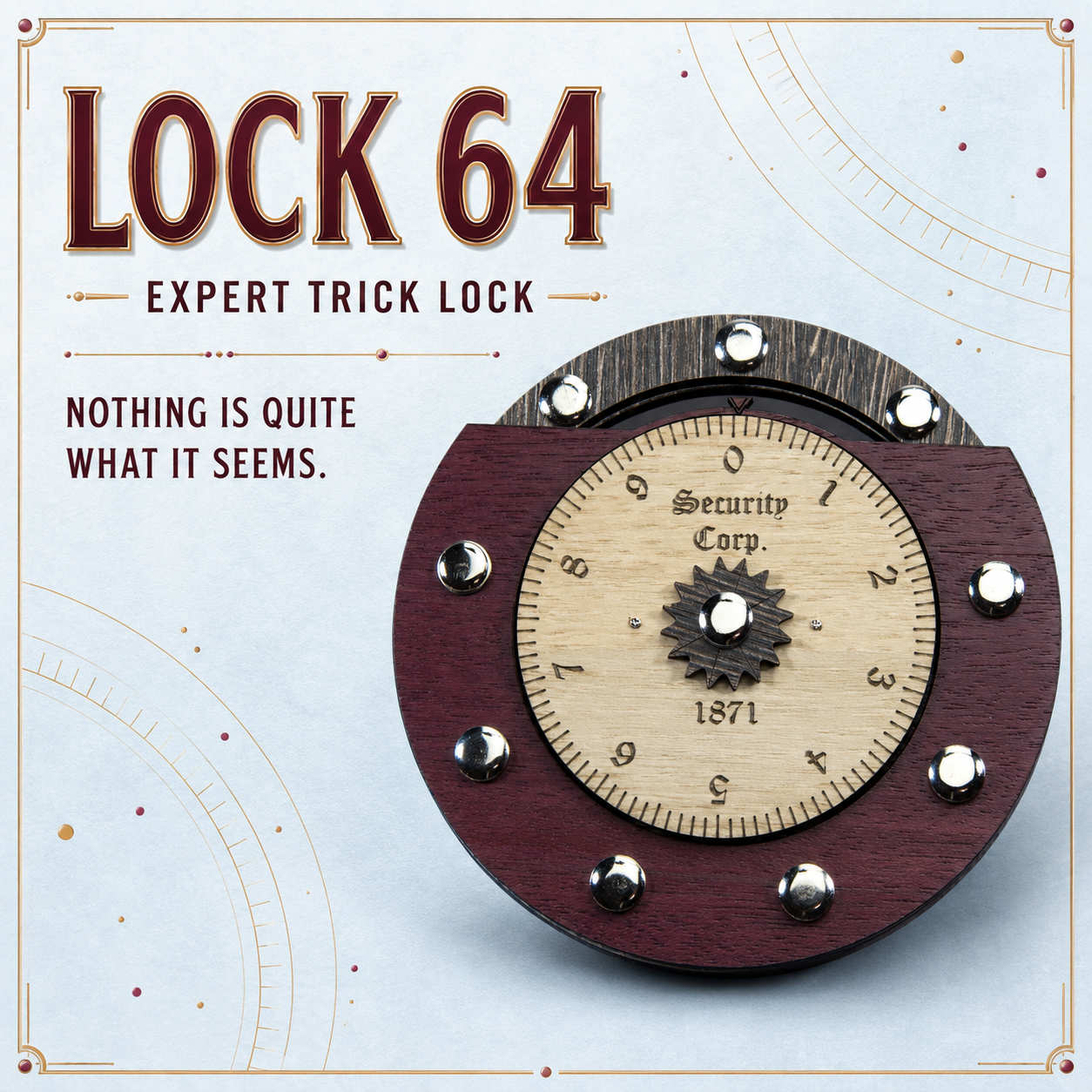 Lock 64 – Expert Trick Lock by Siebenstein-Spiele