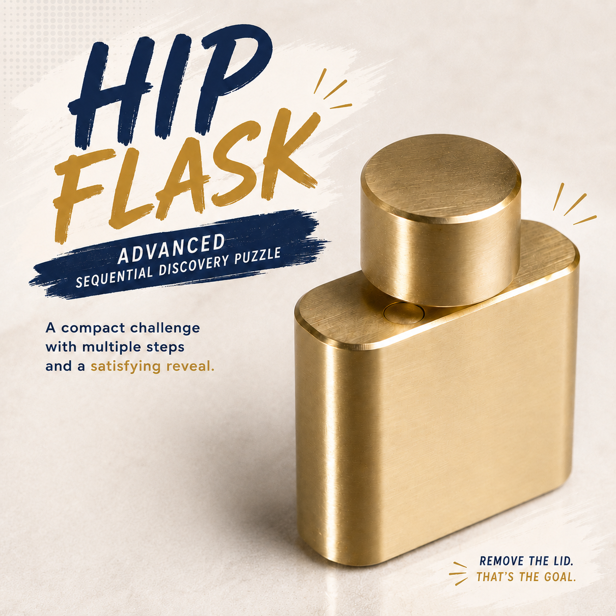 Hip Flask – Advanced Sequential Discovery Puzzle by Felix Ure