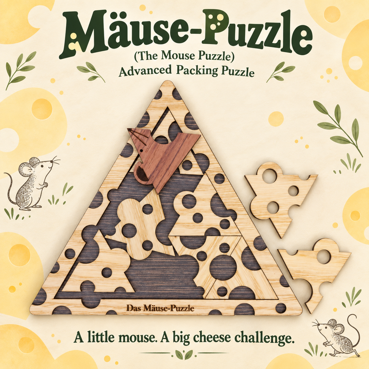 Mäuse-Puzzle (The Mouse Puzzle) – Advanced Packing Puzzle by Siebenstein-Spiele