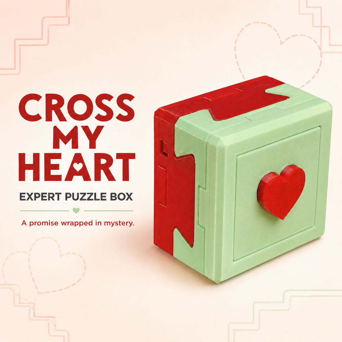 Cross My Heart – Expert Puzzle Box by Rex Rossano Perez
