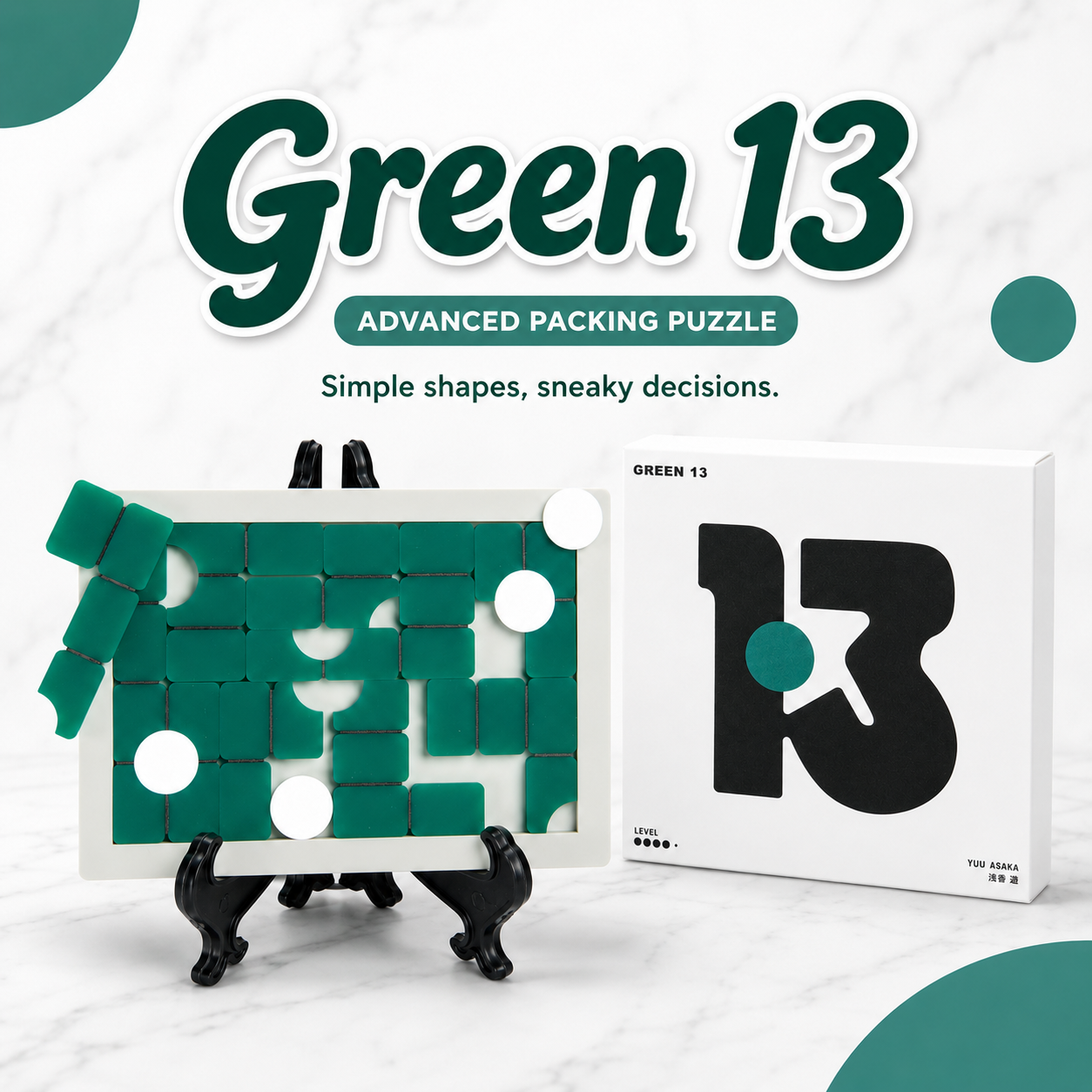 Green 13 – Advanced Packing Puzzle by Yuu Asaka