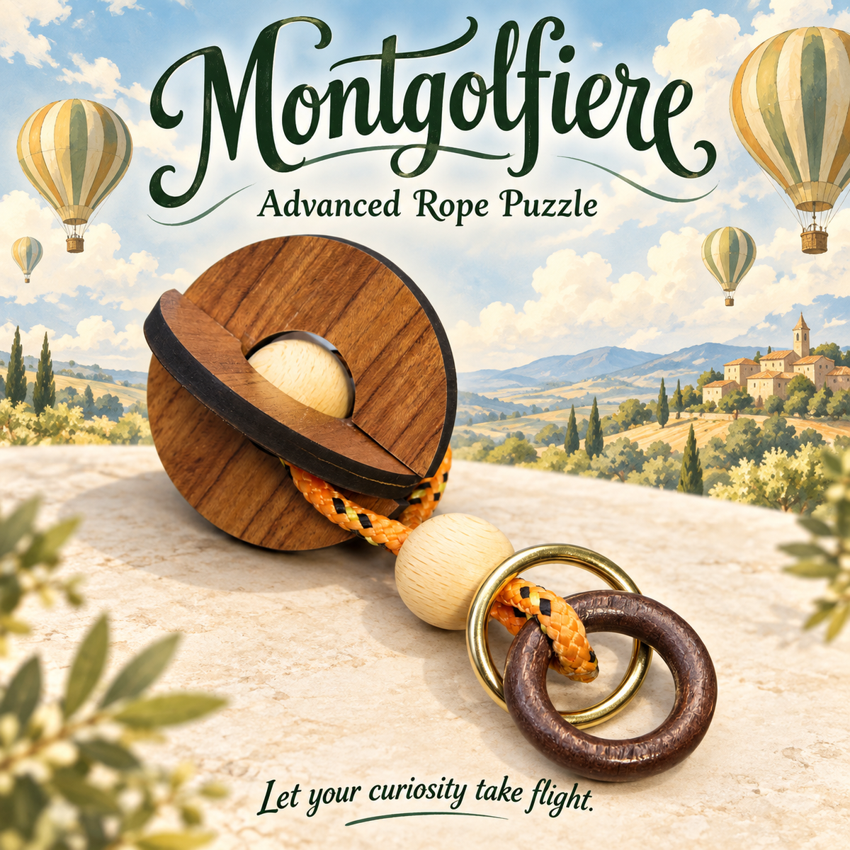 Montgolfiere – Advanced Rope Puzzle by Siebenstein-Spiele