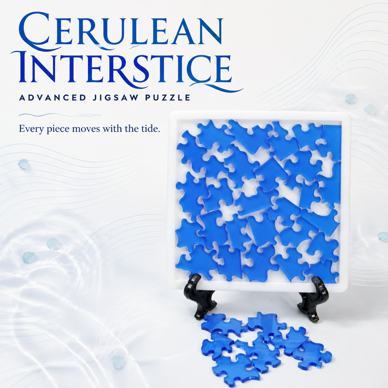Cerulean Interstice – Advanced Jigsaw Puzzle by Rex Rossano Perez