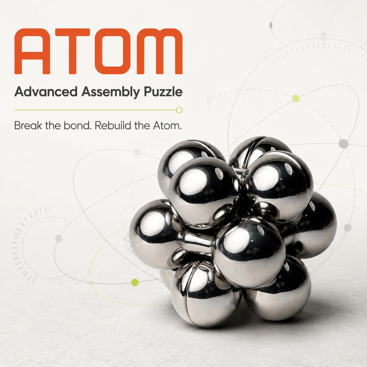 Atom – Advanced Assembly Puzzle by Curio Puzzles