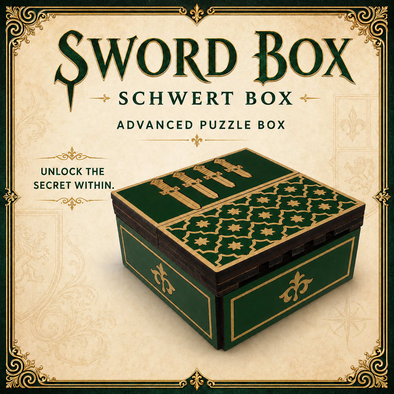 Sword Box (Schwert Box) – Advanced Puzzle Box by Jean Claude Constantin