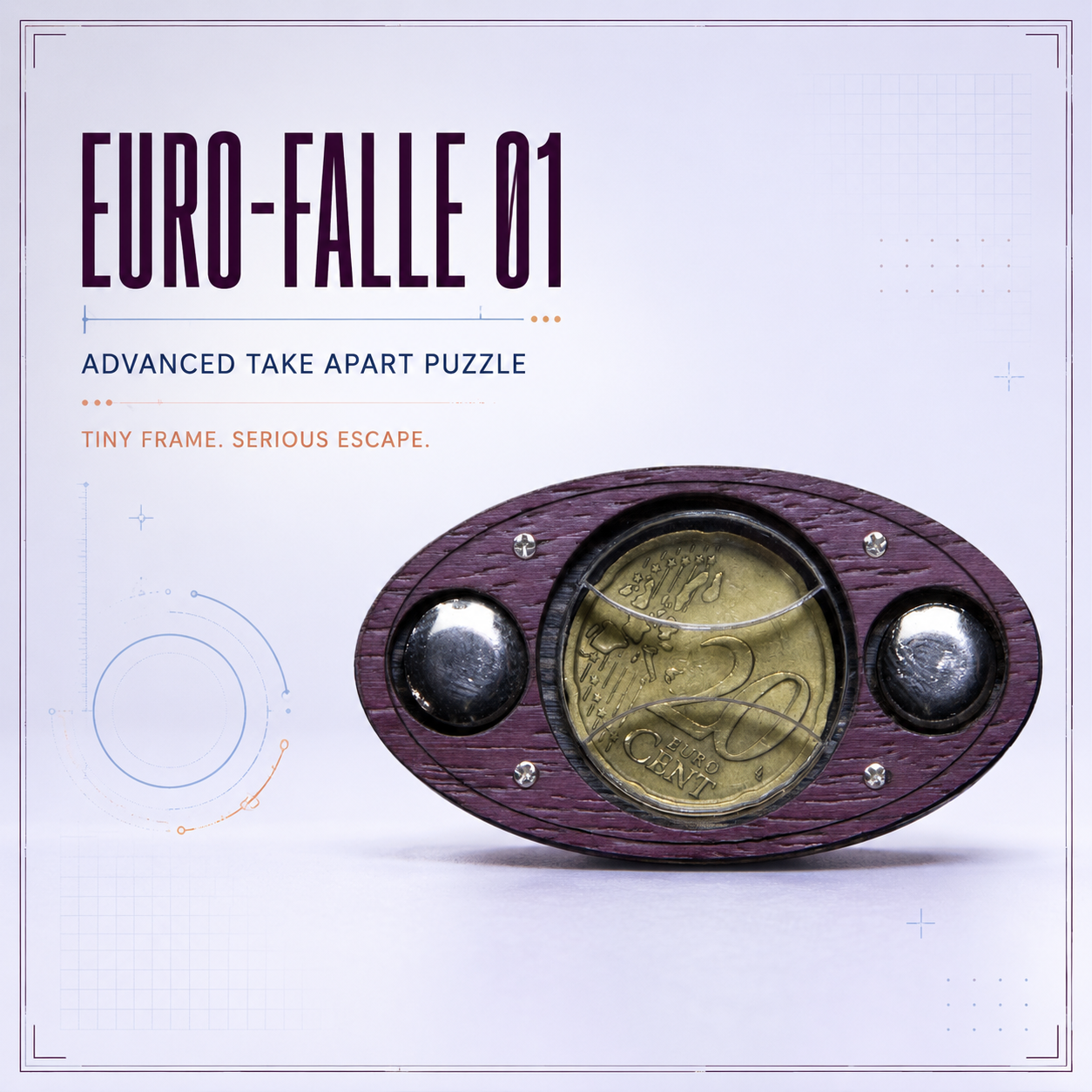 Euro-Falle 01 – Advanced Take Apart Puzzle by Siebenstein-Spiele