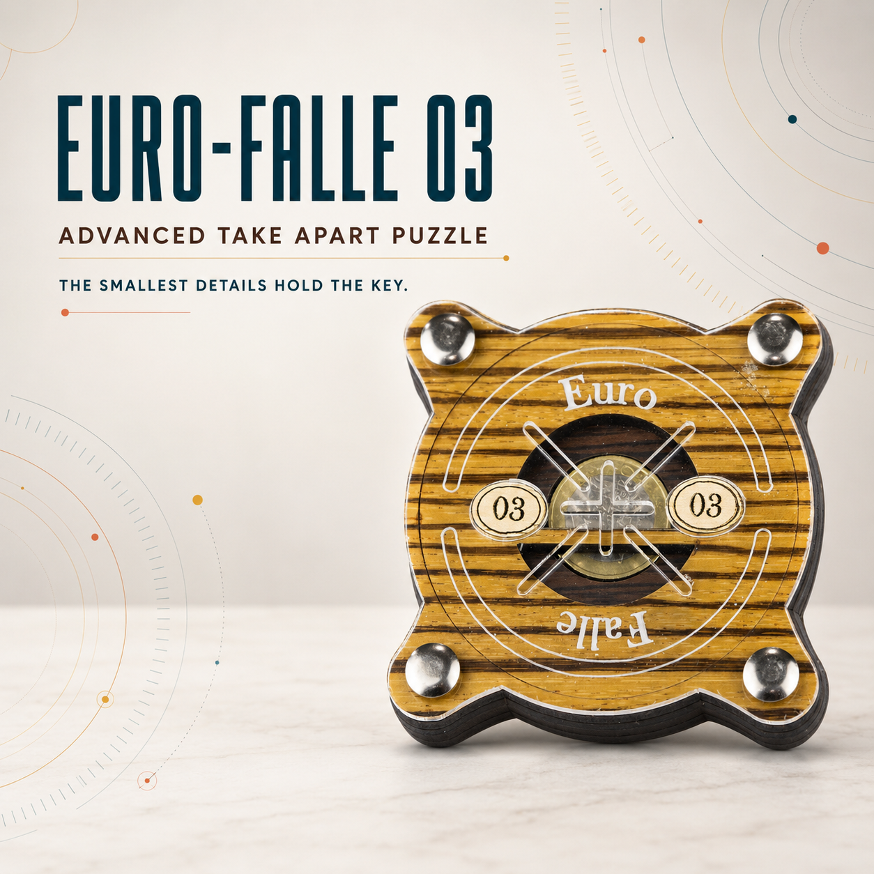 Euro-Falle 03 – Advanced Take Apart Puzzle by Siebenstein-Spiele
