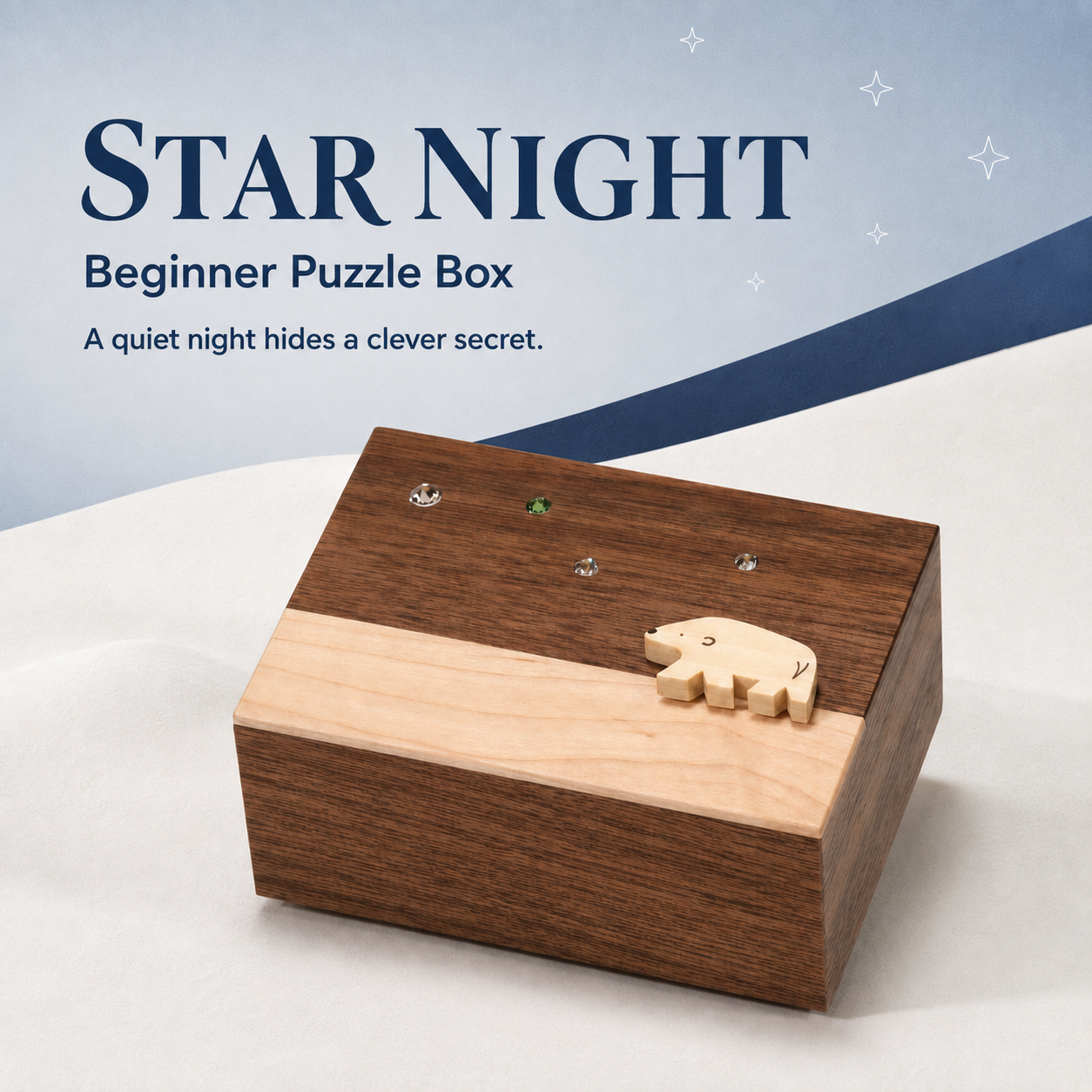 Star Night – Beginner Puzzle Box by Karakuri Creation Group