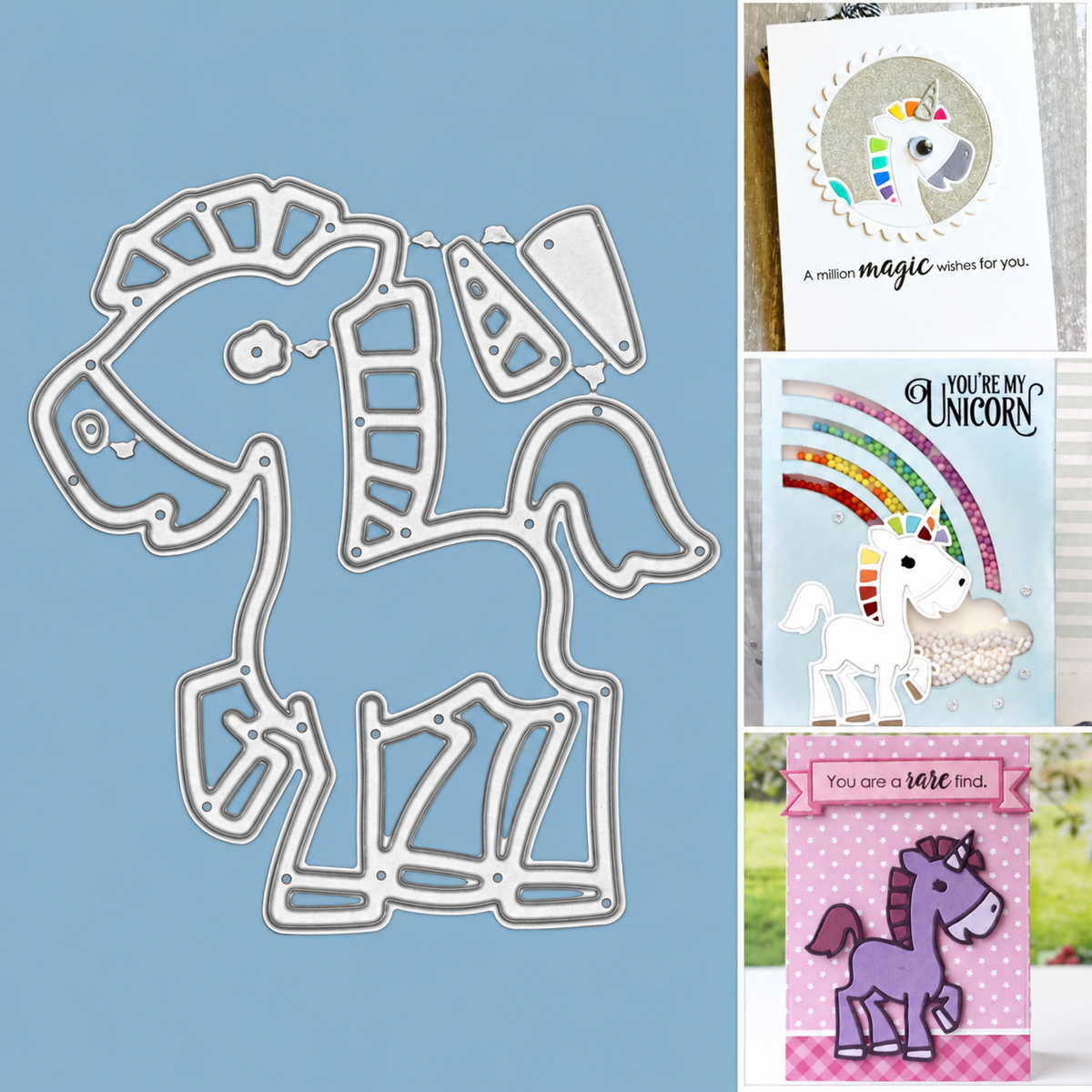 Horse / Unicorn Outline Cutting Dies