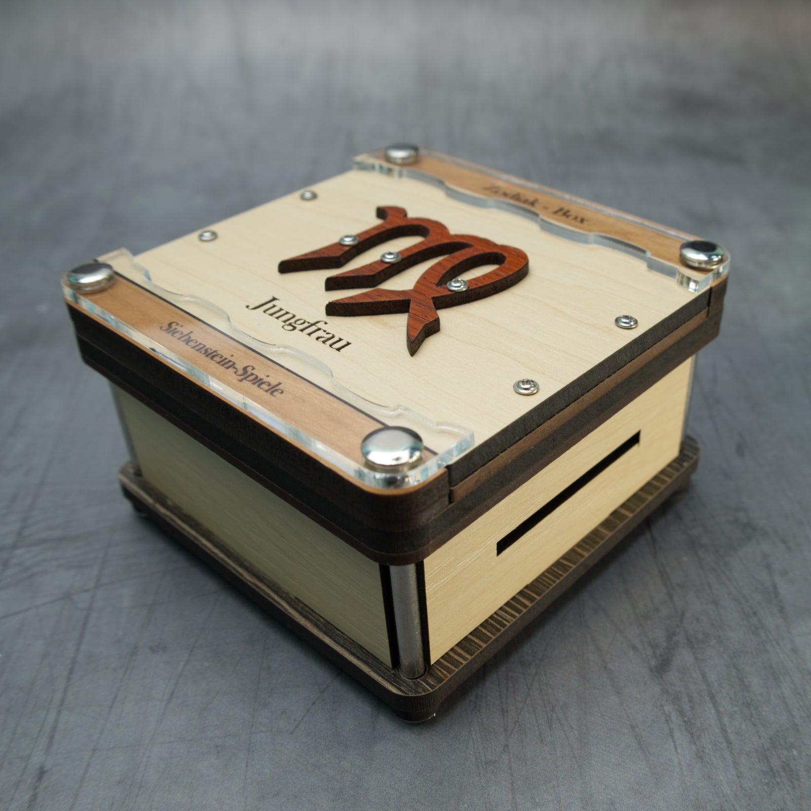 Zodiac Puzzle Boxes – Mechanical Maze Boxes by Siebenstein-Spiele