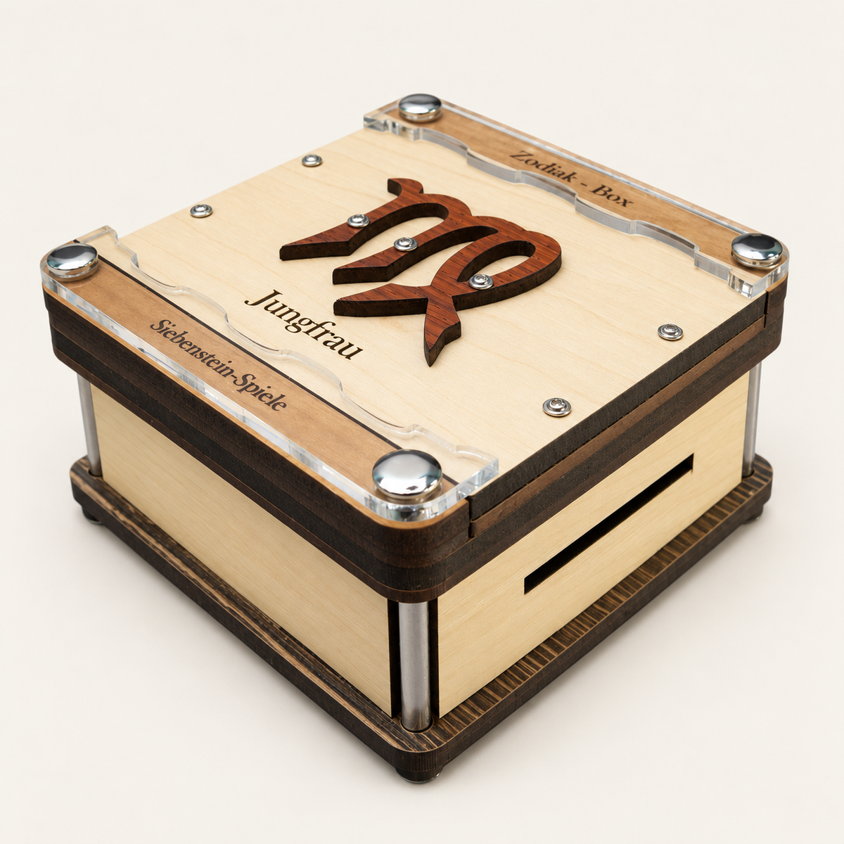 Zodiac Puzzle Box – Intermediate Maze Puzzle Box by Siebenstein-Spiele