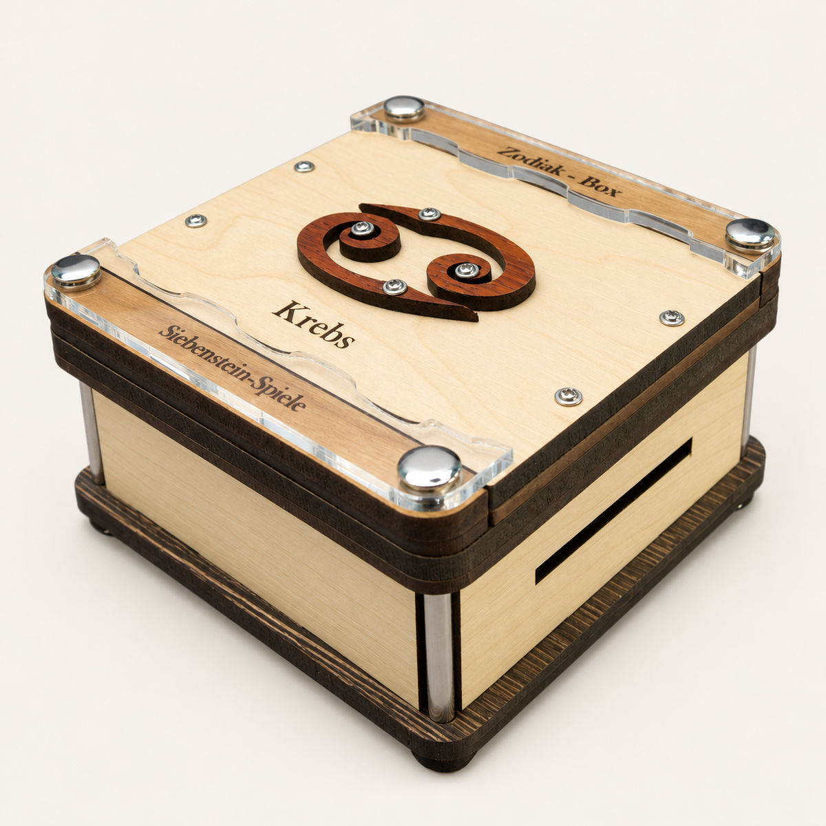 Zodiac Puzzle Box – Intermediate Maze Puzzle Box by Siebenstein-Spiele