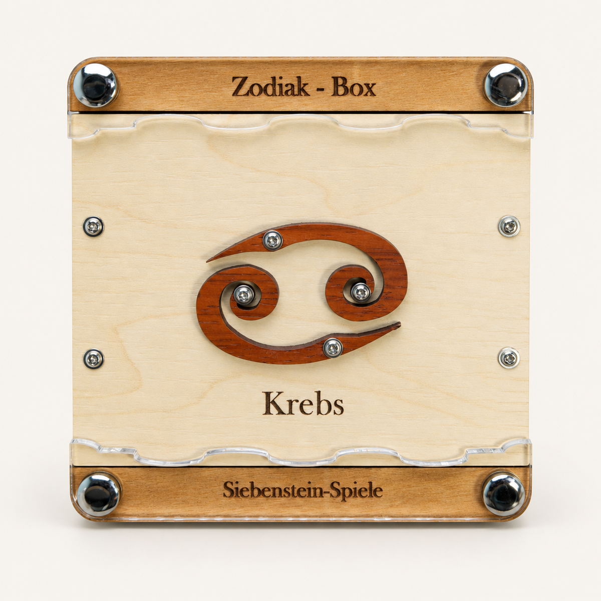 Zodiac Puzzle Box – Intermediate Maze Puzzle Box by Siebenstein-Spiele