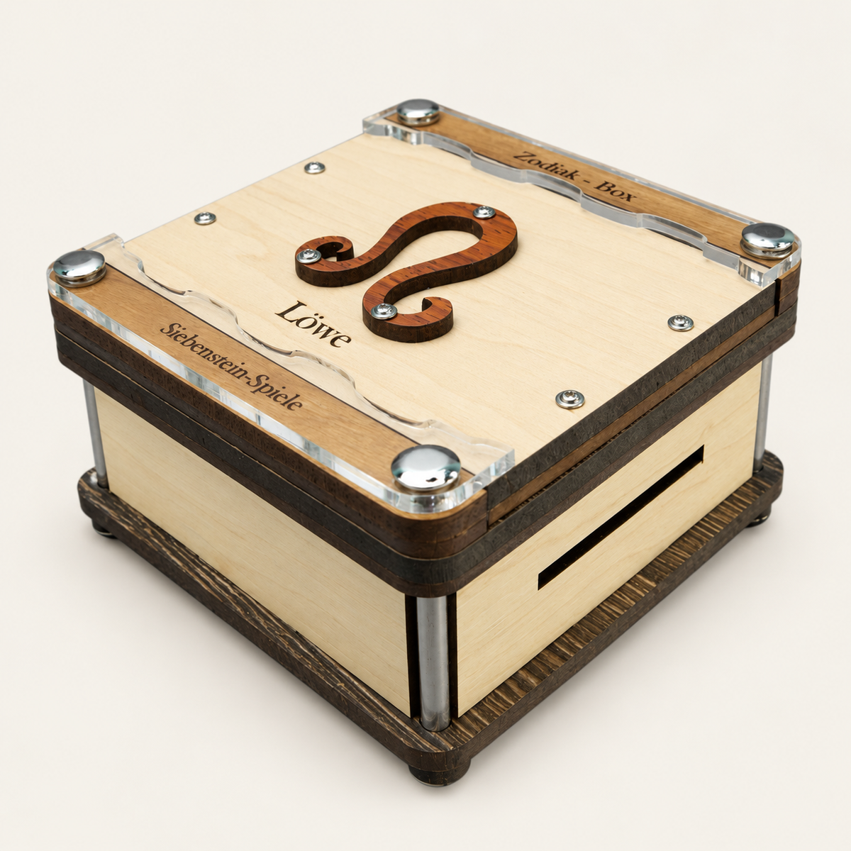 Zodiac Puzzle Box – Intermediate Maze Puzzle Box by Siebenstein-Spiele