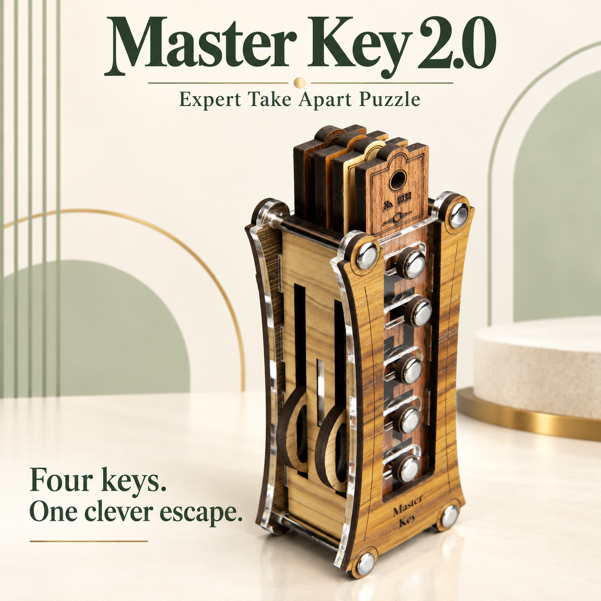 Master Key 2.0 – Expert Take Apart Puzzle by Siebenstein-Spiele