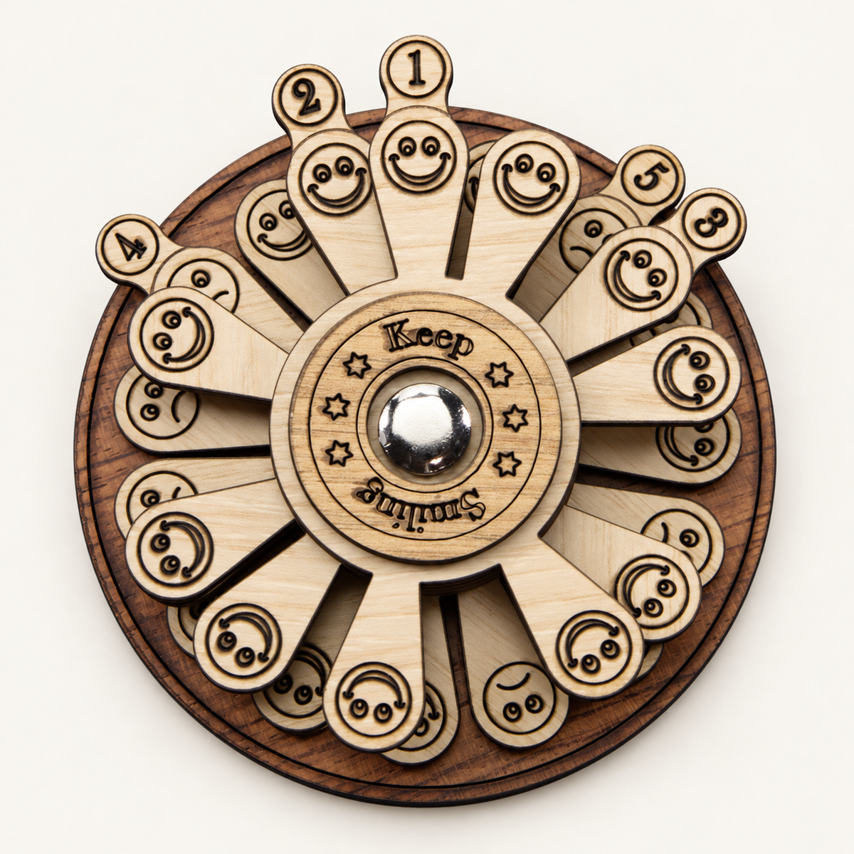 Keep Smiling – Beginner Rotating Puzzle by Siebenstein-Spiele