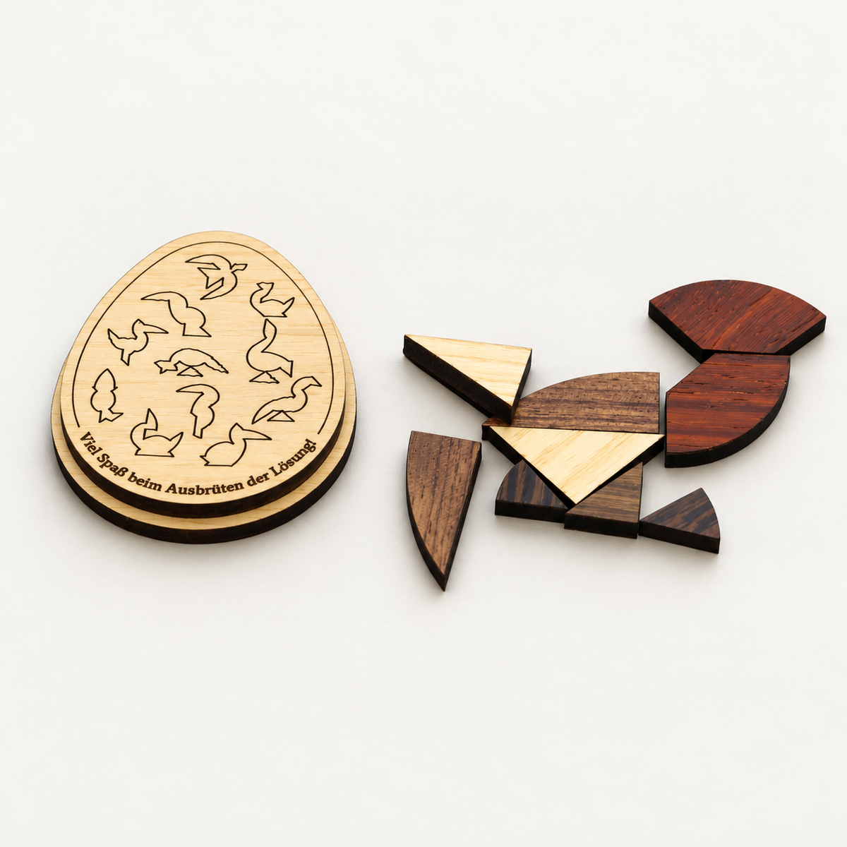 Egg Minipuzzle – Advanced Tangram Puzzle by Siebenstein-Spiele