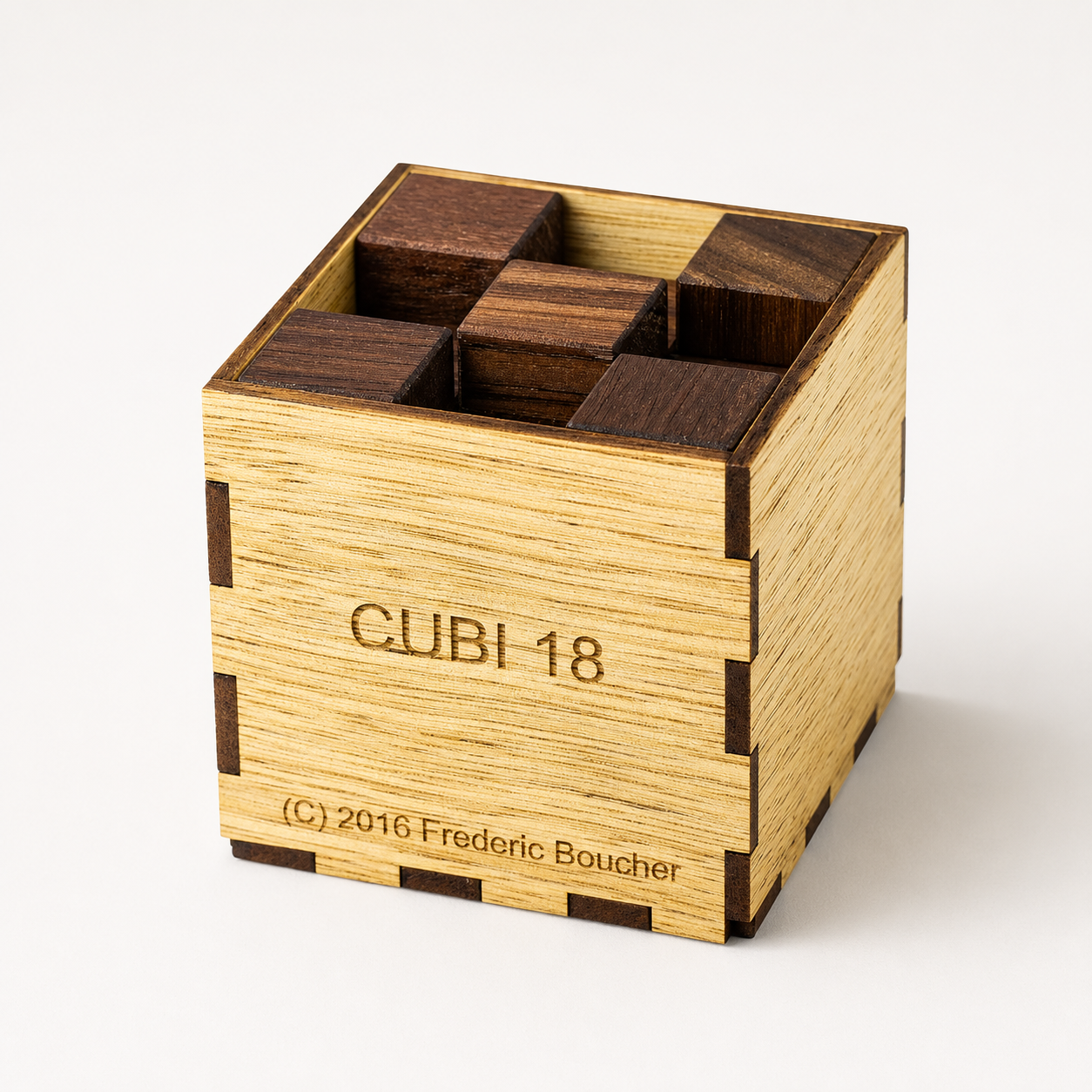 Cubi 18 – Intermediate Packing Puzzle by Pelikan Puzzles