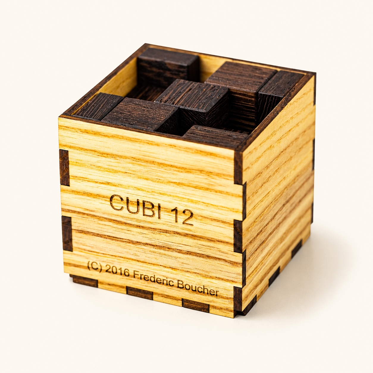 Cubi 12 – Intermediate Packing Puzzle by Pelikan Puzzles