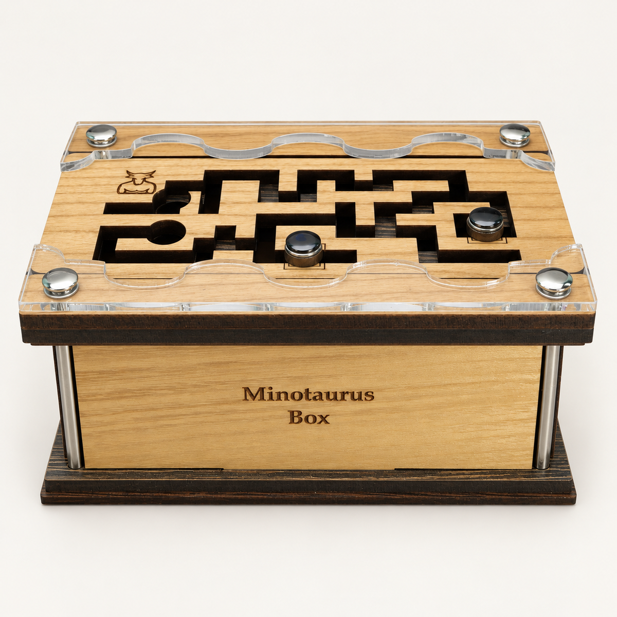Minotaurus Box – Advanced Sliding Maze Puzzle Box by Siebenstein-Spiele