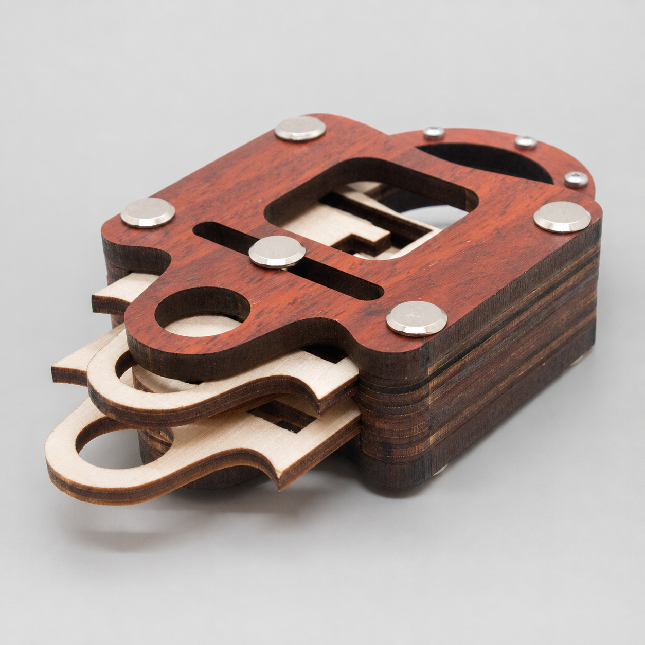 Void Lock - Wood – Advanced Trick Lock by Jean Claude Constantin