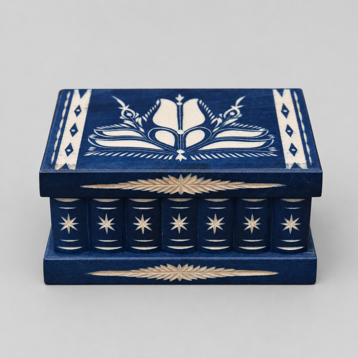 Romanian Large Puzzle Box – Intermediate Trick Opening Puzzle Box by TransylvanyArt