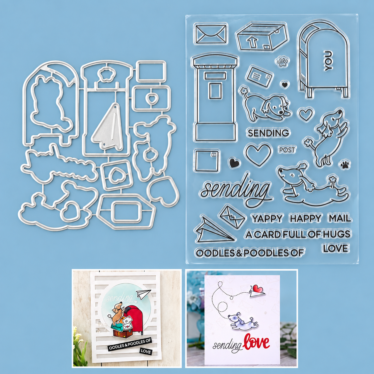 Oodles of Love Cutting Dies & Stamp Set