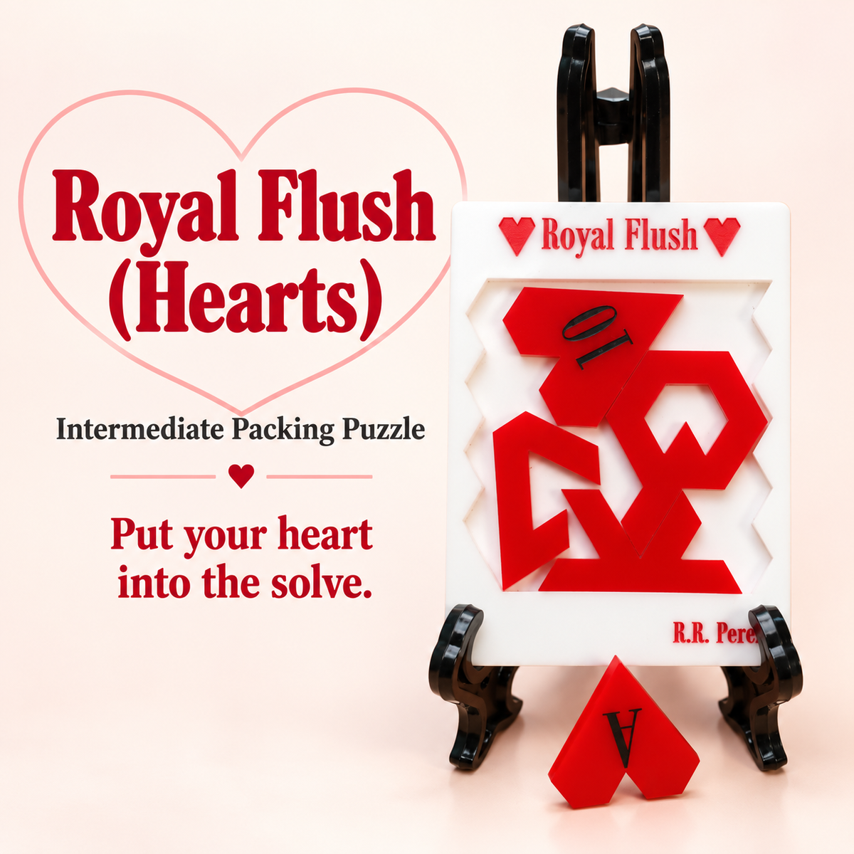 Royal Flush (Hearts) – Intermediate Packing Puzzle