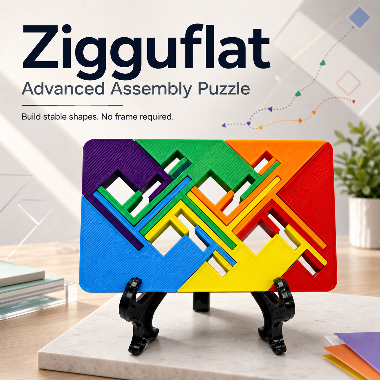 Zigguflat – Advanced Assembly Puzzle by Team JB Hobbies