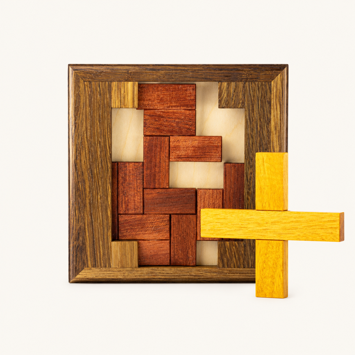 Unlawful Assembly wooden packing puzzle by Pit Khiam Goh, product 1