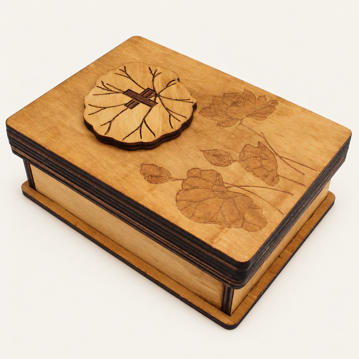 Lotus Box – neutral background view 1