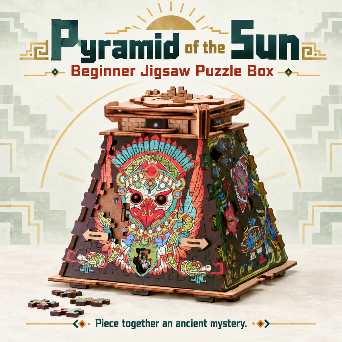 Pyramid of the Sun - Beginner Jigsaw Puzzle Box