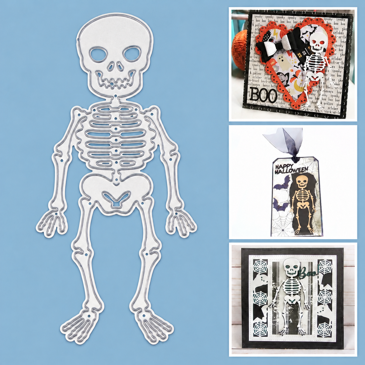 Smiling Skeleton Cutting Die