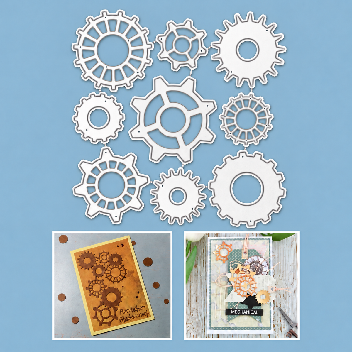 So Many Gears Sprockets Cutting Dies