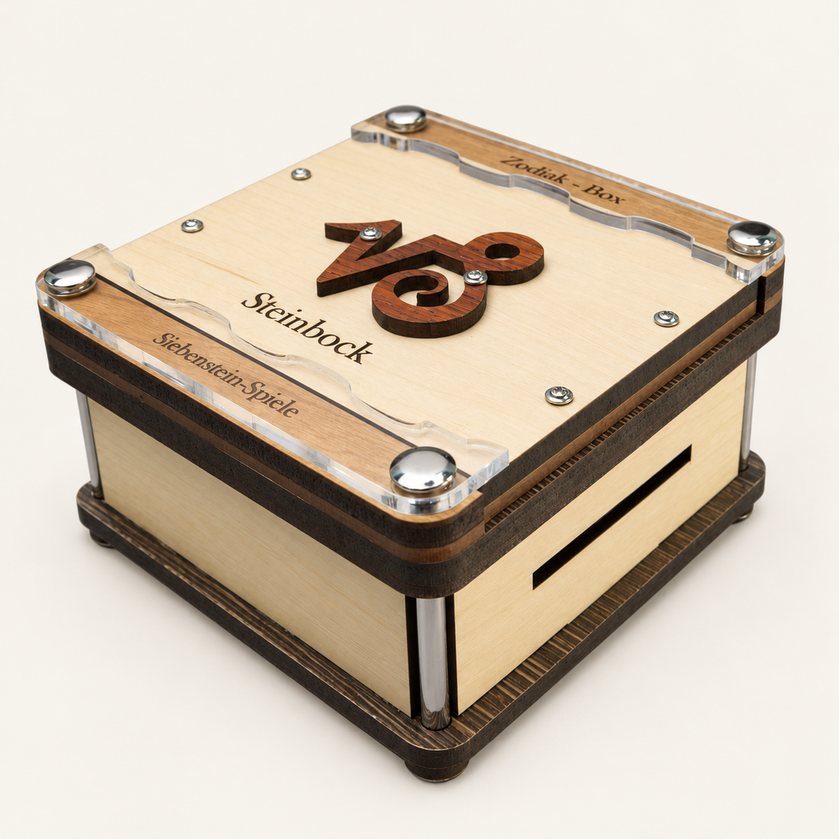 Zodiac Puzzle Box – Intermediate Maze Puzzle Box by Siebenstein-Spiele