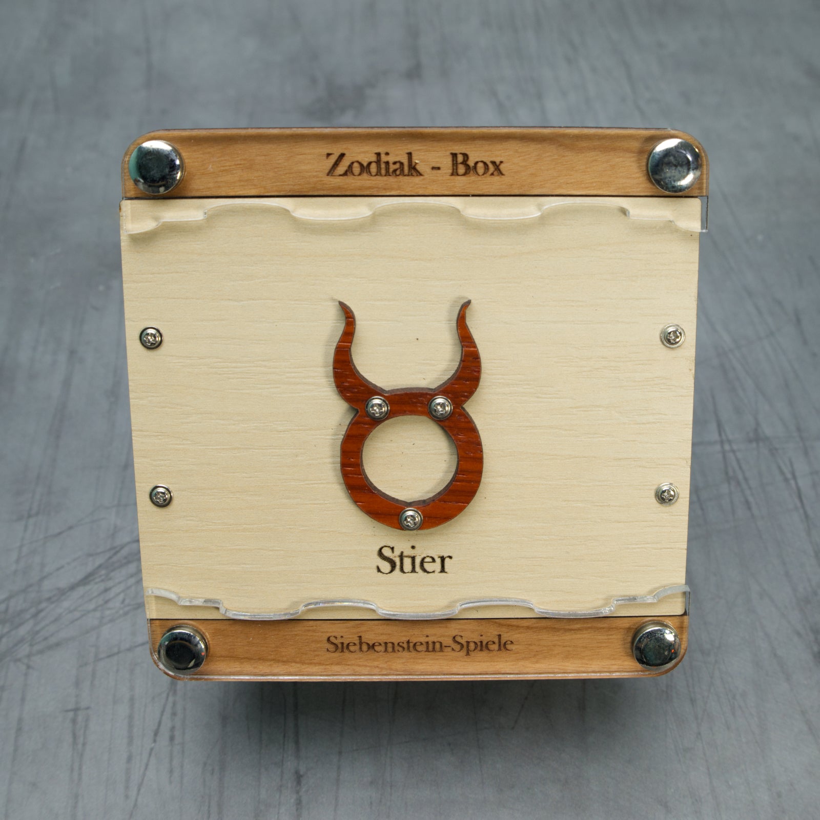 Zodiac Puzzle Boxes – Mechanical Maze Boxes by Siebenstein-Spiele