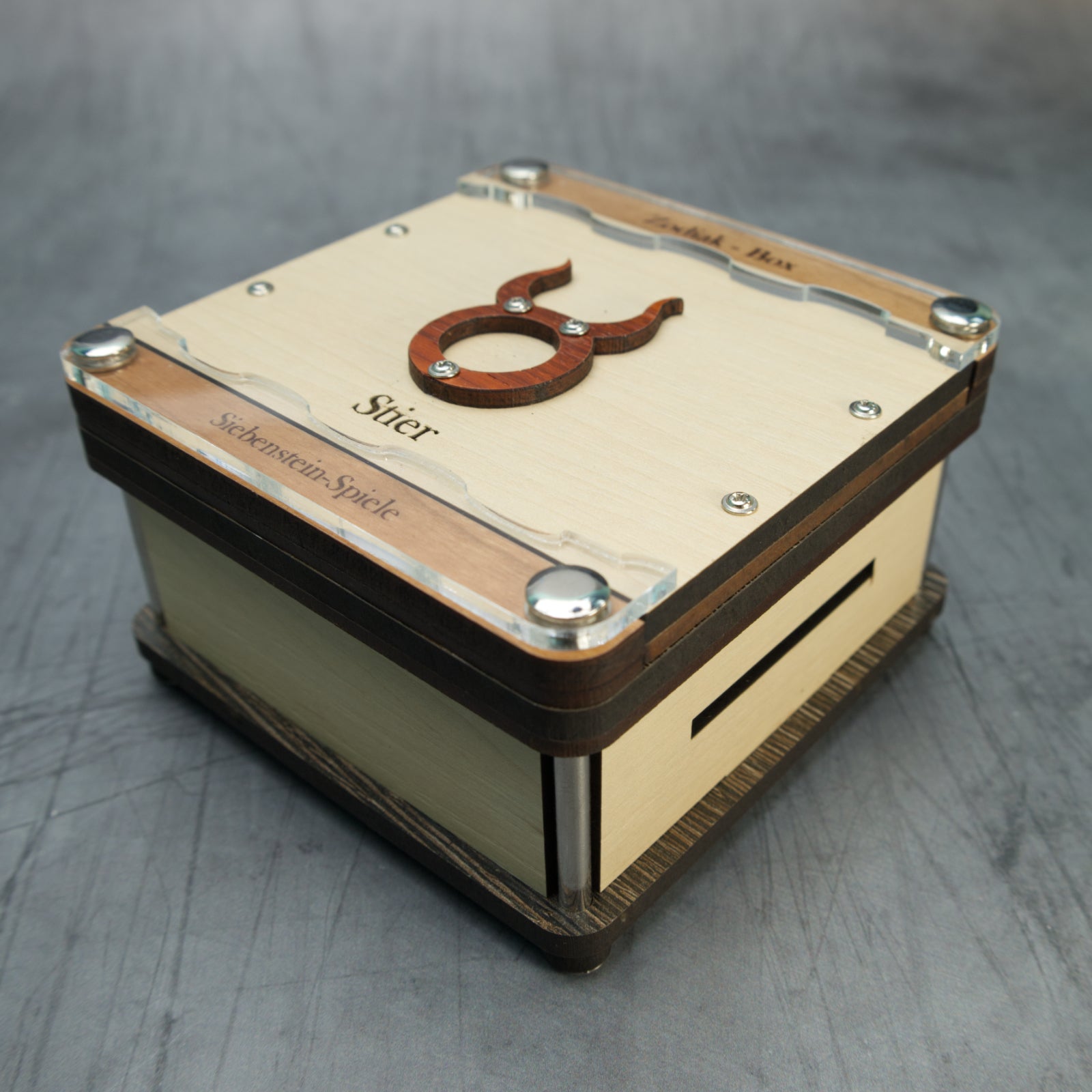 Zodiac Puzzle Boxes – Mechanical Maze Boxes by Siebenstein-Spiele