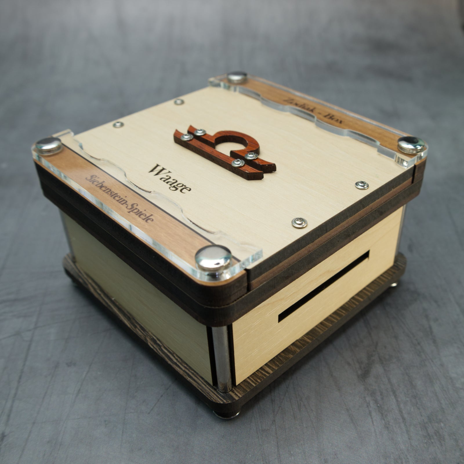 Zodiac Puzzle Boxes – Mechanical Maze Boxes by Siebenstein-Spiele